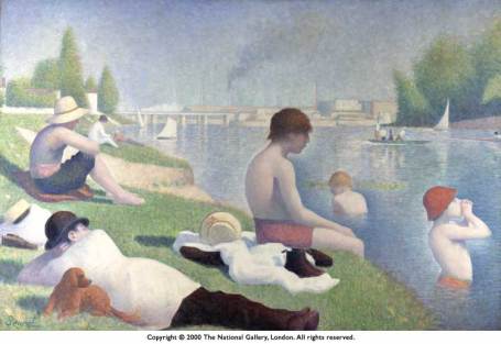 Georges Seurat - Bathers at Asnieres, 1883-1884